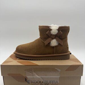 Koolaburra by UGG Victoria Mini Chestnut Women’s 6 Ankle Boot 1114731